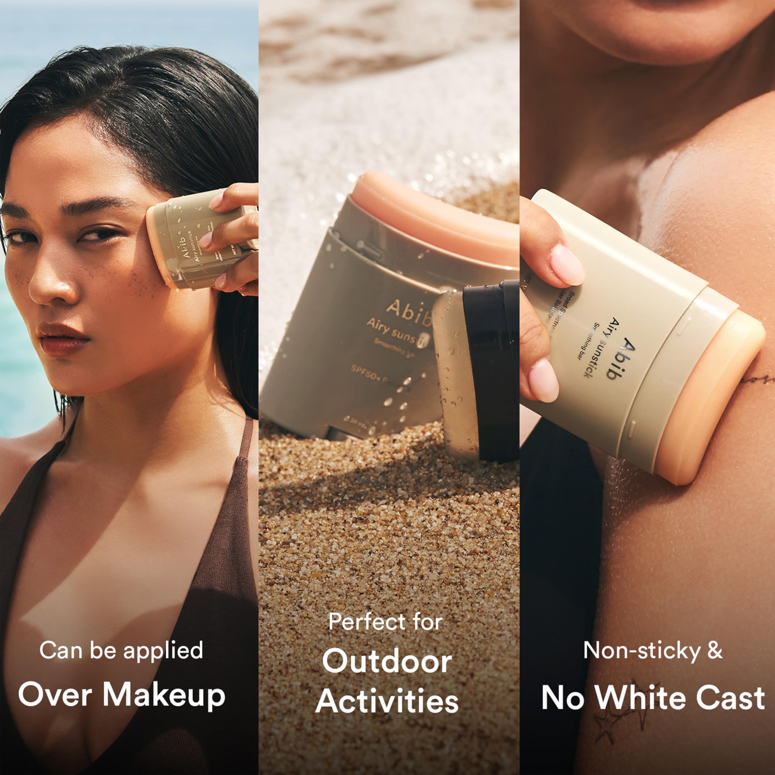 Abib Airy Sunstick Protection Bar SPF50+ Broad Spectrum, Semi-Matte Sunscreen Stick for Oily & Combination Skin, No White Cast, Water-Resistant, Korean Sunscreen, 0.81 oz / 23 g - Image 9