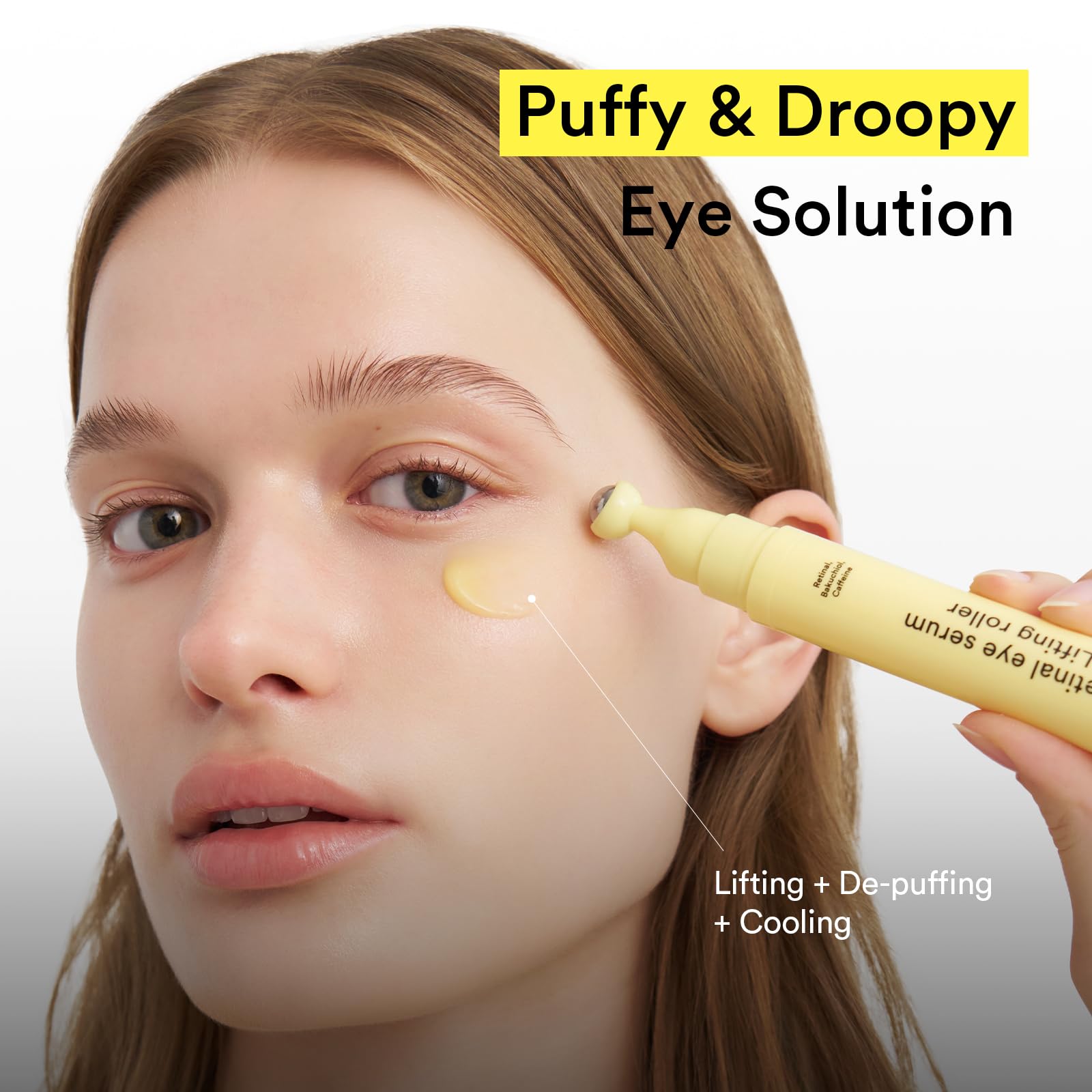 Abib Special Eye Care Duo : Collagen Eye Patch & Retinal Serum Lifting Roller, Korean Skincare, Anti-wrinkle, Dark Circles with Caffeine & Bakuchiol for Under Eyes - Image 6