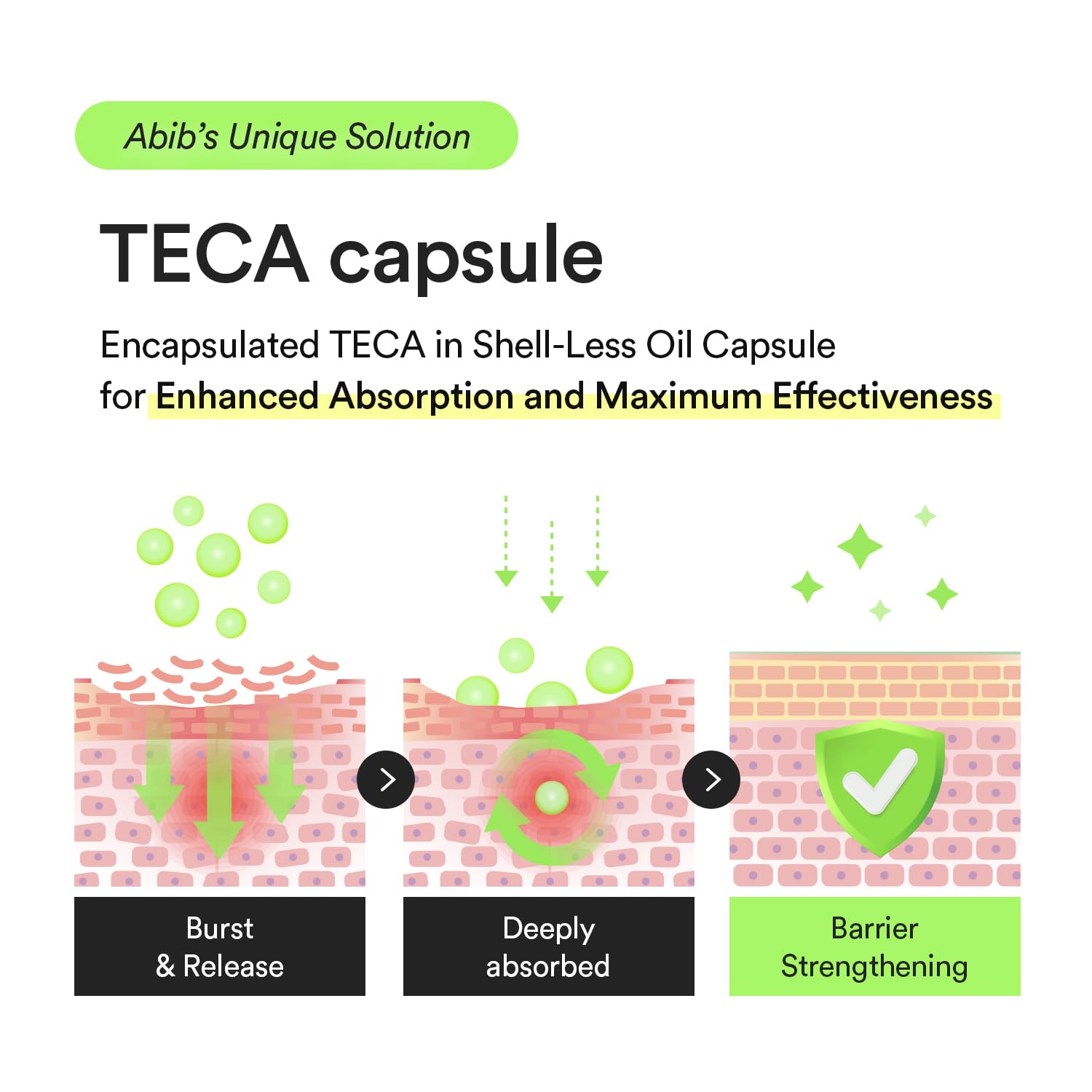 Abib Soothing Acne Care Duo: Heartleaf Teca Capsule Serum Calming Drop & Heartleaf Spot Pad Calming Touch 80pads I Centella Asiatica & Niacinamide Serum, Toner Pads for Sensitive Skin - Image 4